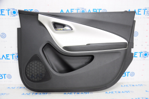 Door trim panel, front right, Chevrolet Volt 11-15, black with gray insert