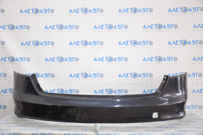 Bare rear bumper Audi A4 B8 13-16 rest without parking sensors, scratches