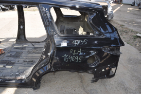 Quarter wing rear left Infiniti JX35 QX60 13-20 pre-rest black on the body, pokes