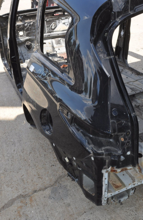Quarter wing rear left Infiniti JX35 QX60 13-20 pre-rest black on the body, pokes