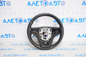 Naked steering wheel Chevrolet Volt 11-15 leather, black, without buttons