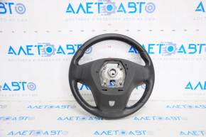 Naked steering wheel Chevrolet Volt 11-15 leather, black, without buttons