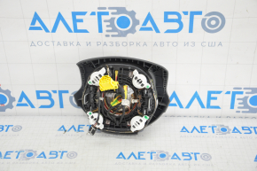 Airbag in steering wheel driver Audi A4 B8 13-16 rest, gray, chrome used, scratches