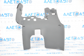Driver's knee pad for Audi A4 B8 08-11 pre-restyling, gray