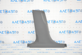 Center pillar trim lower left Audi A4 B8 08-12 sedan, dark gray, scratches