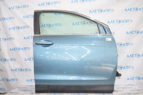 Door assembly front right Honda CRV 12-16 blue BG62M, bird