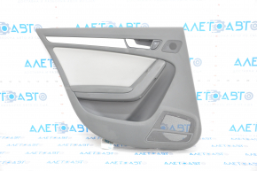 Door trim card rear left Audi A4 B8 13-16 rest gray, sedan without curtain
