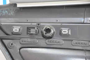 Door trim card rear right Audi A4 B8 13-16 rest gray, sedan without curtain, bent trim, broken fastening