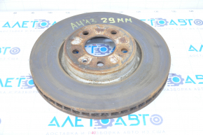 Front right brake disc Audi A4 B8 08-12 type 1 320/29mm rusty