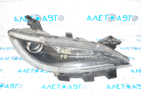 Headlight front right bare Chrysler 200 15-17 halogen with mount