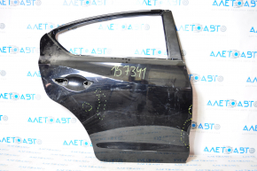 Bare rear right door Acura ILX 13-15 pre-rest black, dent at the lower hinge