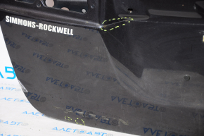 Trunk door bare GMC Terrain 10-17 graphite WA121V dent, swollen paint, rust