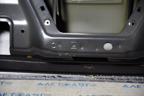 Trunk door bare GMC Terrain 10-17 graphite WA121V dent, swollen paint, rust
