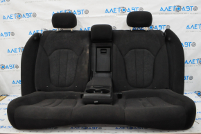 Rear row of seats 2 row Chrysler 200 15-17 cloth black, dry cleanable