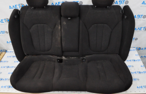 Rear row of seats 2 row Chrysler 200 15-17 cloth black, dry cleanable