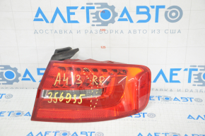 Lamp outer wing right Audi A4 B8 13-16 rest sedan LED, scratch