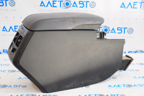 Console central armrest Toyota Avalon 13-18 leather, black, for heated seats, scratch