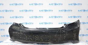 Rear bumper bare Toyota Camry v50 12-14 usa LE XLE black, missing left part, dented, broken fasteners