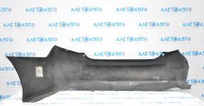 Rear bumper bare Toyota Camry v50 12-14 usa LE XLE black, missing left part, dented, broken fasteners