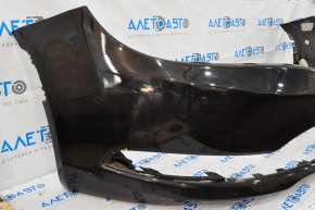 Front bumper bare Chrysler 200 15-17 black, scuffs, broken