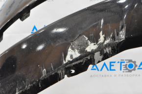 Front bumper bare Chrysler 200 15-17 black, scuffs, broken