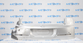 Rear bumper bare Chevrolet Volt 11-15 for parking sensors silver, missing left part