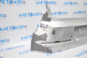 Rear bumper bare Chevrolet Volt 11-15 for parking sensors silver, missing left part
