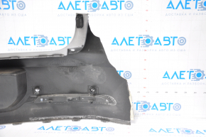 Rear bumper bare Chevrolet Volt 11-15 for parking sensors silver, missing left part