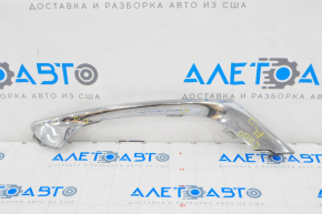 Molding lower grille front bumper left Chrysler 200 15-17 chrome sand, pokes