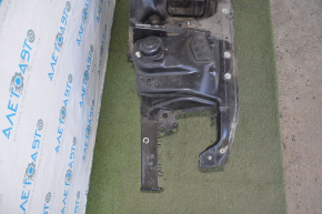 Front left quarter Audi A4 B8 08-16 blue, with central pillar