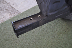Front right quarter Audi A4 B8 08-16 blue, with central pillar