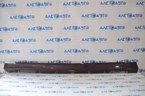 Left threshold Ford Fusion mk5 13-20 burgundy, broken mount, scratches