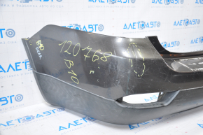 Bare rear bumper Subaru b10 Tribeca 08-14 graphite tears, broken fasteners, dents, scratches