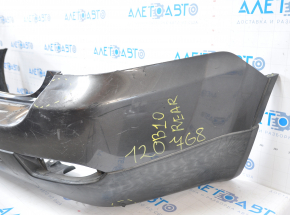 Bare rear bumper Subaru b10 Tribeca 08-14 graphite tears, broken fasteners, dents, scratches