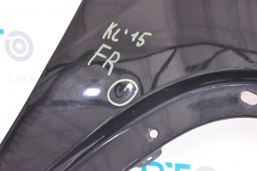Front right wing Jeep Cherokee KL 14-18 pre-rest black PXR, butt