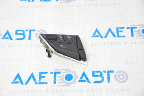 Steering wheel control buttons right Audi A4 B8 13-16 rest, chrome useful