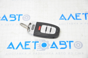 Key Audi A4 B8 08-16 smart 4 buttons, bumps on chrome, scratches