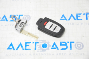 Key Audi A4 B8 08-16 smart 4 buttons, bumps on chrome, scratches