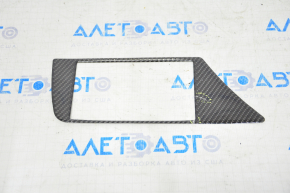 Set of interior trims Audi A4 B8 13-16 20pcs under carbon, fractures