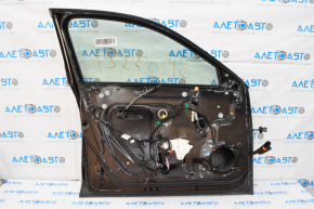 Door assembly front left VW Passat b7 12-15 USA black L041, lining defect, scratch