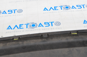 Rear bumper lip VW Passat b7 12-15 USA structure, under 1 pipe, rubbed, crack, broken fasteners