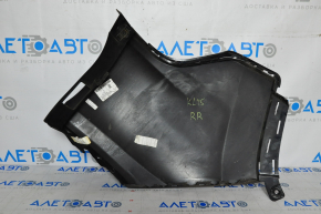 Bumper rear bare right fang Jeep Cherokee KL 14-18 black PXR