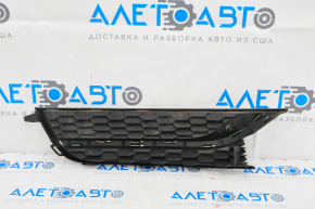 Front bumper grille left VW Passat b7 12-15 USA without fog lights, with molding, bumpers