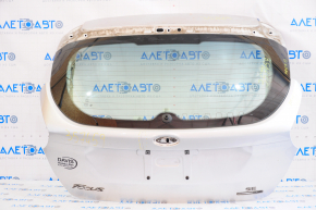 Naked boot door with glass Ford Focus mk3 15-18 rest 5d, silver UX, scratch