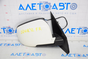 Side mirror right assembly Dodge Journey 11-15 5 pins, heated, white