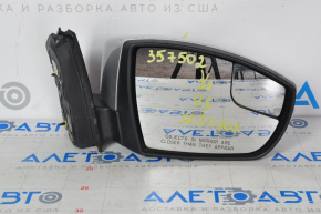 Side mirror right complete Ford Focus mk3 15-18 rest 7 pins, turn signal, silver