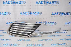 Radiator grill left Lincoln MKC 15-18 prerest with frame, cracked, chrome defect