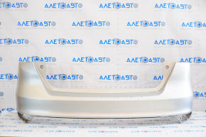 Rear bumper bare Ford Focus mk3 15-18 rest 5d, silver