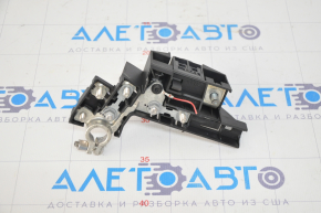 Positive terminal of the Audi A4 B8 08-16 battery with a pyropatron, in the trunk, without a cover
