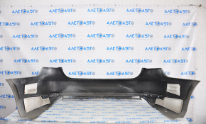 Bare rear bumper VW Jetta 12-14 USA hybrid, silver, dents, broken mount